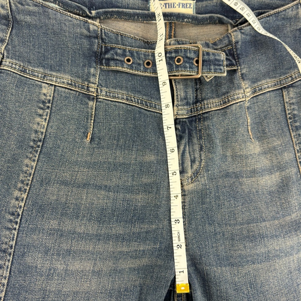 We the free buckle waist jeans dark wash size 29 - Picture 5 of 13